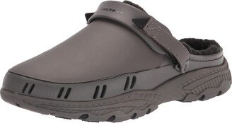 Foamies Creston Ultra Chenille Lined Clog w/Adj Strap Khaki 8 D (M)