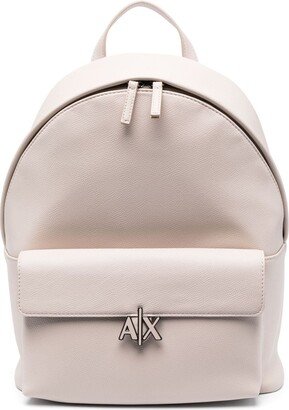 Logo-Plaque Detail Backpack-AA