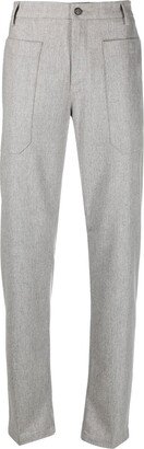 Wool-Cashmere Mélange Trousers