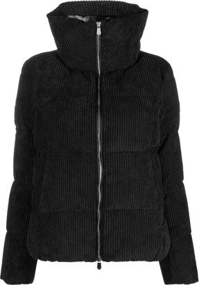 Padded Corduroy Puffer Jacket-AA