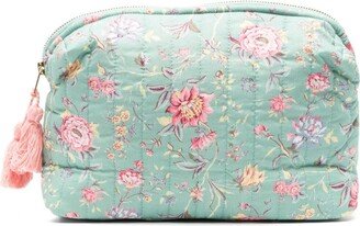 Louise Misha large Teiki cotton make-up pouch-AA