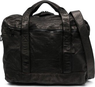 Recruit leather laptop bag