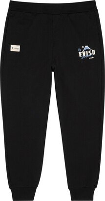 Kumadori Daruma Daicock Logo Cotton Sweatpants