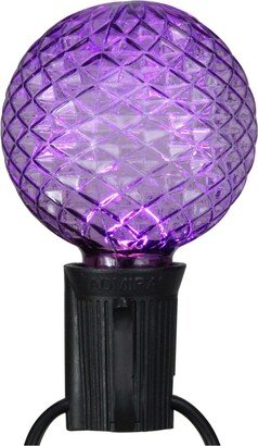 Northlight Pack of 25 Faceted Led G50 Multi-Color Christmas Replacement Bulbs