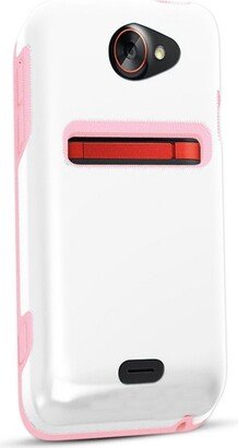 Technocel Dual Protection Shield for HTC Evo 4G LTE - Pink/White