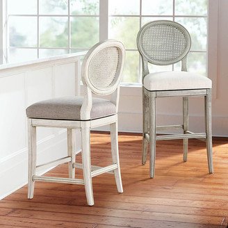 Georgia Cane Swivel Bar and Counter Stool