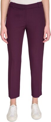 Petite Mid-Rise Ankle Pants