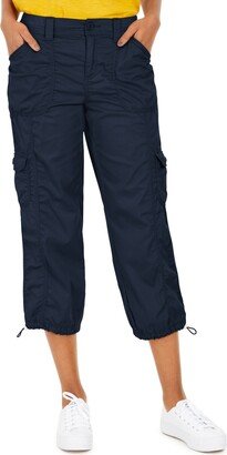 Style & Co Petite Bungee-Hem Capri Pants, Created for Macy's