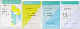 FlashMasque Sheet Mask Perfect Weekend Trio by for Women - 3 Pc Mask