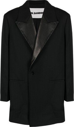 Single-Breasted Tuxedo Jacket-AB