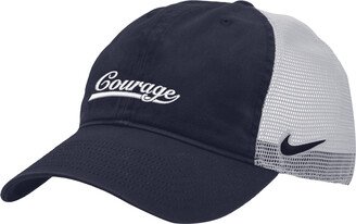 North Carolina Courage Heritage86 Unisex Soccer Trucker Hat in Blue