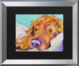 Pat Saunders-White Snoozer King Matted Framed Art - 27 x 33