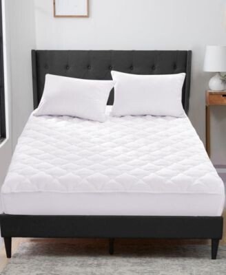 Four Leaf Clover Quilted Down Alternative Mattress Pad Collection