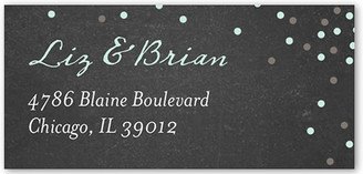 Address Labels: Splendid Statement Address Label, Black, Matte