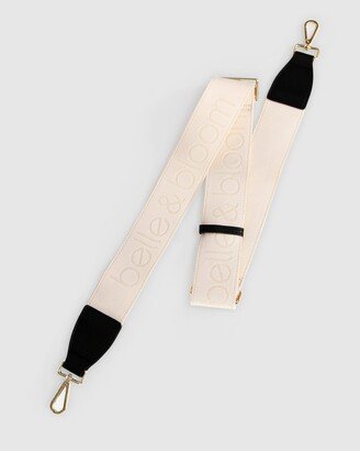 Classic Weft Shoulder Strap - Cream/Black