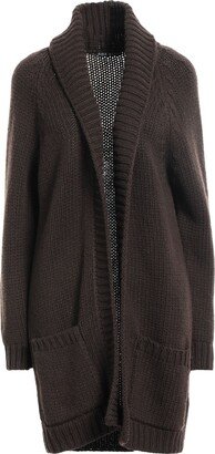 AIDA BARNI Cardigan Dark Brown