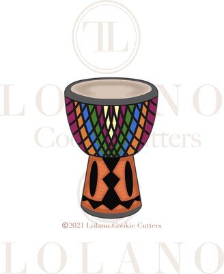 African Drum Cookie Cutter