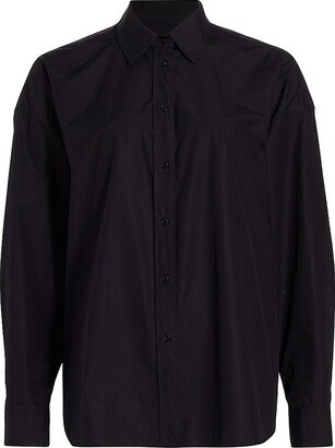 Mael Oversized Button-Front Shirt