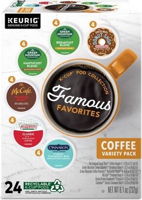 Famous Favorites K-Cup Pod Collection Medium Roast Coffee - 24ct