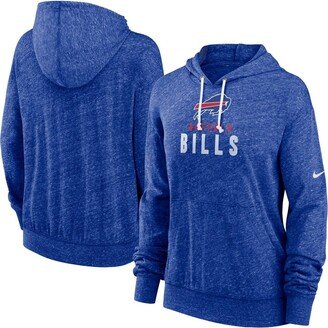 Women's Royal Buffalo Bills Plus Size Gym Vintage-Like Pullover Hoodie