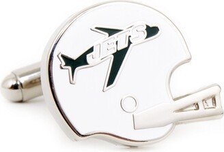 Retro New York Jets Helmet Cufflinks