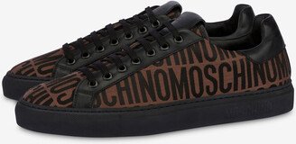 All-over Logo Nylon Sneakers