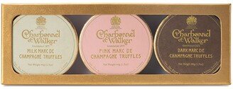 Marc de Champagne Small Trio Truffle Set