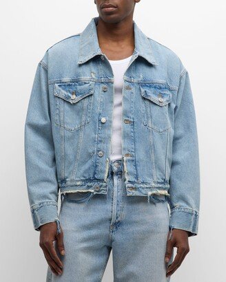 Men's Dorian Distressed Denim Jacket