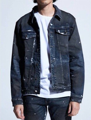 Embellish Men's Wyler Denim Jacket In Dark Wash