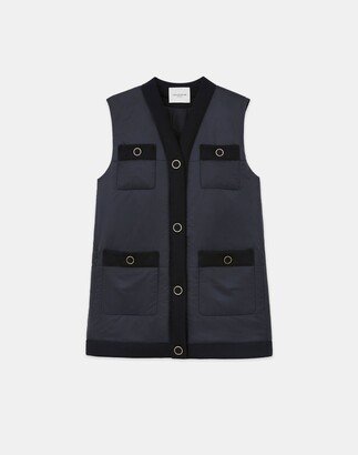 Plus Size Regenerated Poly Tech Quilted Vest