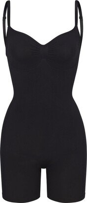 Seamless Sculpt Low Back Mid Thigh Bodysuit | Onyx