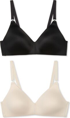 Warners Elements of Bliss Wireless T-Shirt Bra 2-Pack 04001WA