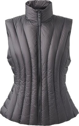 Lilyan Light Down Vertical Quilted Vest