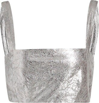 Dalila Metallic Crop Top