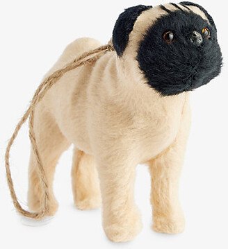 Selfridges Edit Multi Dog Faux-fur Christmas Decoration 10.5cm