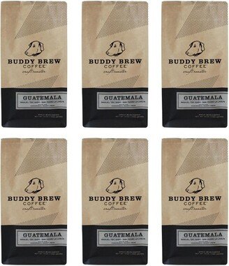 Buddy Brew Whole Bean Guatemala Coffee - Case of 6/12 oz Bags