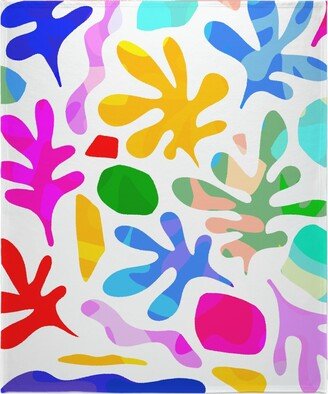 Fleece Photo Blankets: Summer Nature Love Matisse Style Blanket, Plush Fleece, 50X60, Multicolor