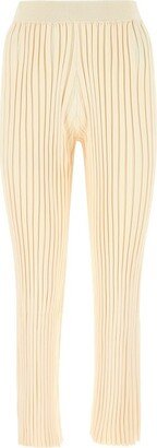 High Waist Pleated Straight Leg Trousers