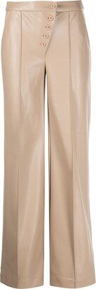 Simkhai Four-Pocket Buttoned Straight Trousers