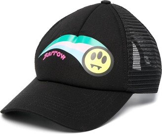 Graphic-Print Mesh Cap