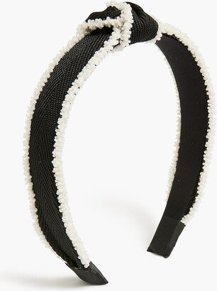 Women's Pearl-Lined Knot Headband