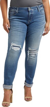 Mid Rise Girlfriend Jeans-AA