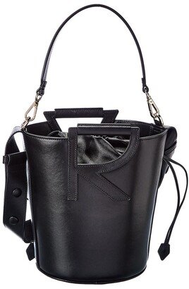 Medium Leather Bucket Bag