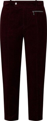 Straight Leg Cropped Trousers-AQ