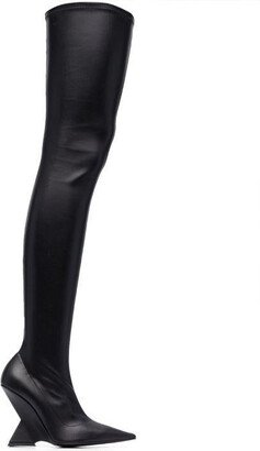 'Cheope' stretch thigh high 105mm
