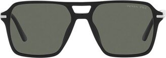 Prada Eyewear Square Frame Sunglasses-AE