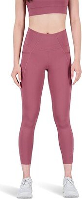 Transform Shape Shield 7/8 Tights (Washed Burgundy) Women's Casual Pants