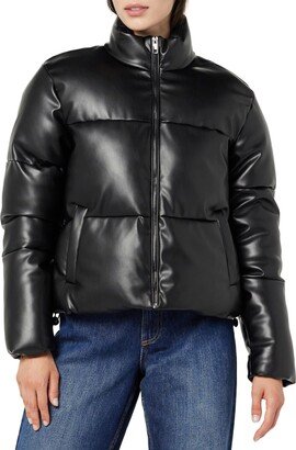 Women's Priscilla Vegan Leather Puffer Cognac