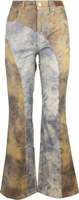 Mariko Panelled Flared Jeans