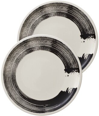 Closeout! Coffee Passion Awake Dessert Plate Set of 2